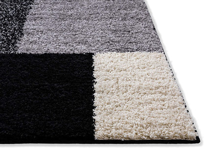 Kashyapa Rugs Collection- Premium Microfiber Multicolor Waves Luxury Carpets.