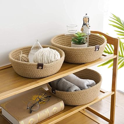 Katra Sari Nesting Storage Baskets - Small - Bunyaad