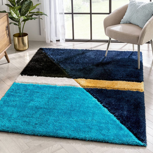 Multi Colors Luxurious Carpets Super Soft & Plush Fluffing Modern 3D Shaggy Rug for Living Areas Rugs