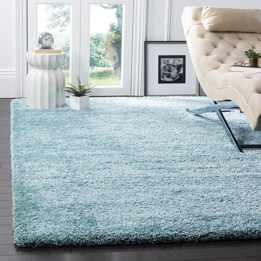 Luxury Hand tufted Shag Rug high Density Modern Stylish Shaggy Rug   Colour _  Sky Blue