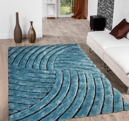 Premium Handwoven 3D Carved Super Soft Modern Area Shaggy Carpet.