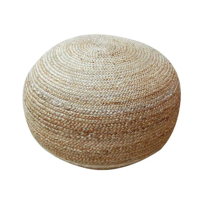 Hand Made Jute Pouf.