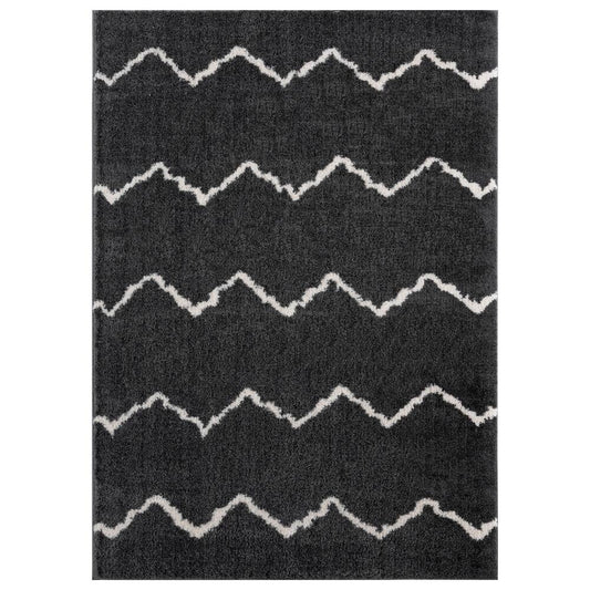 Black Color Extra Soft Microfiber Luxury Carpet.