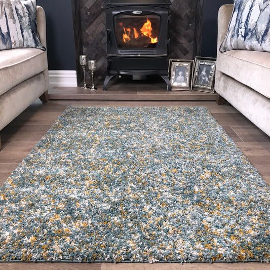Premium Multi Color Extra Soft Carpet For Living Room (2 Inch Pile)