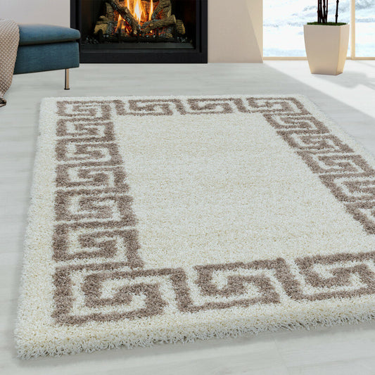 Micro Beige and Ivory Moroccon stylish Carpets.