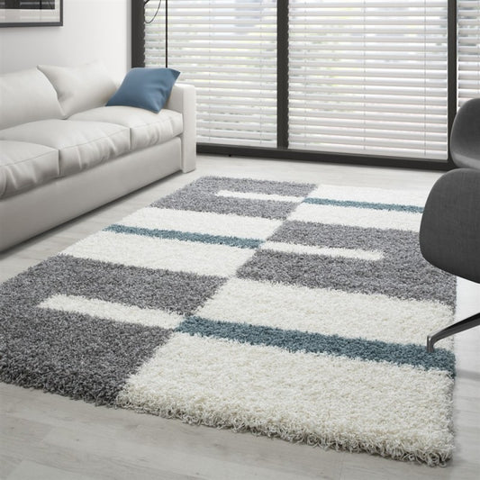 Multi Colour Shaggy Rug For Soft touch Microfiber Hand tufted Carpet